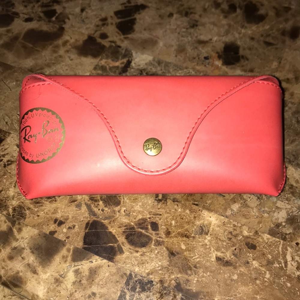 SOLD Coral Ray Ban case
